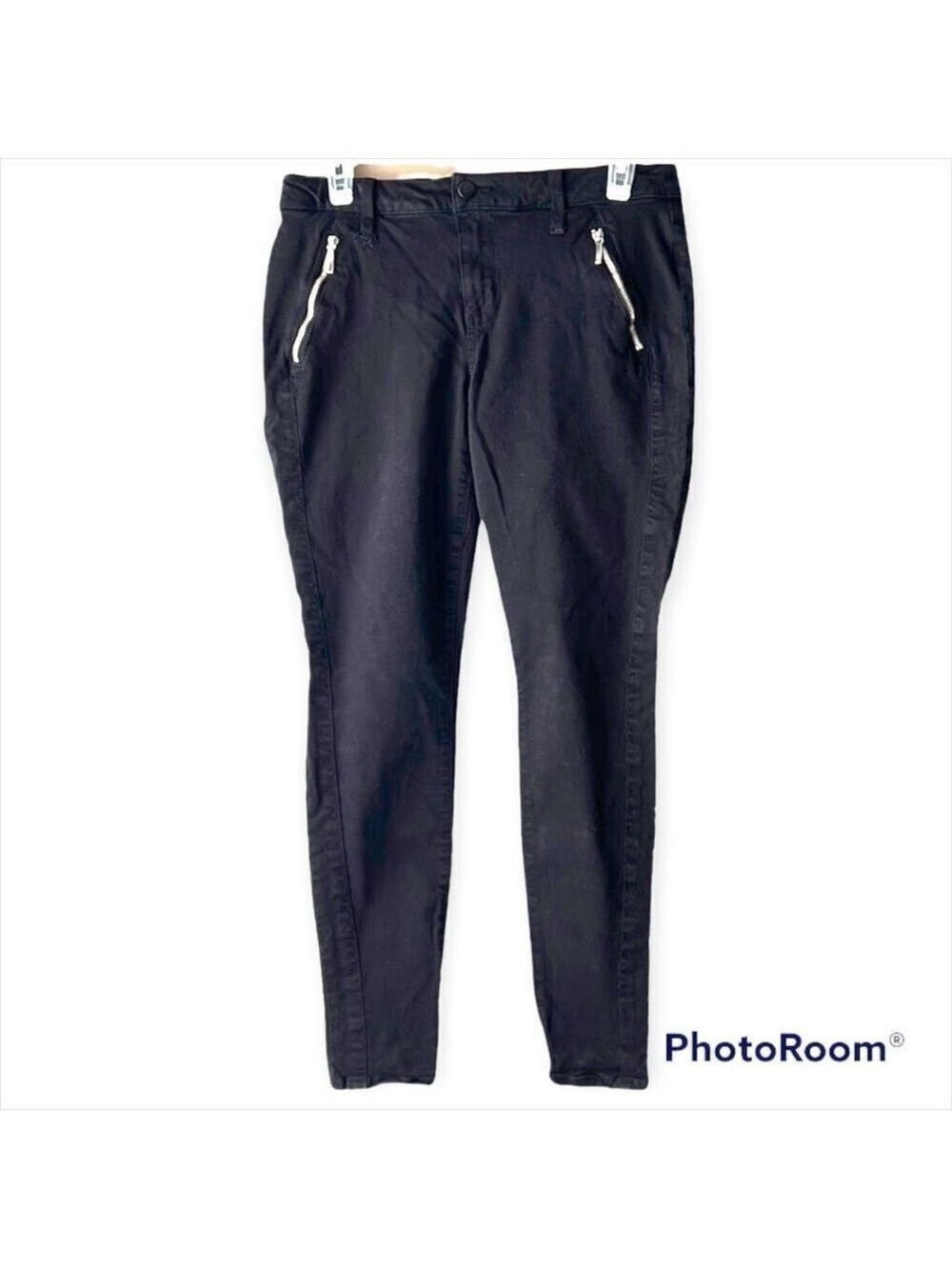 Joe’s JEANS Jet Black Ankle Zip Skinny Size 28